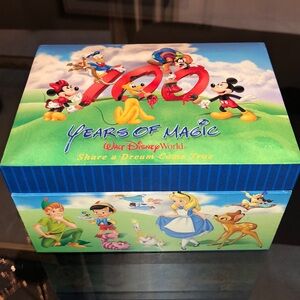 DISNEY Jewelry Box 100 Years of Magic Mickey Vintage
